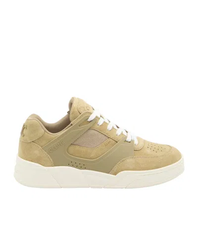 Celine Low Lace-up 05 Sneakers In Neutral