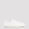 Celine Low Lace-up Sneakers With Triomphe In White