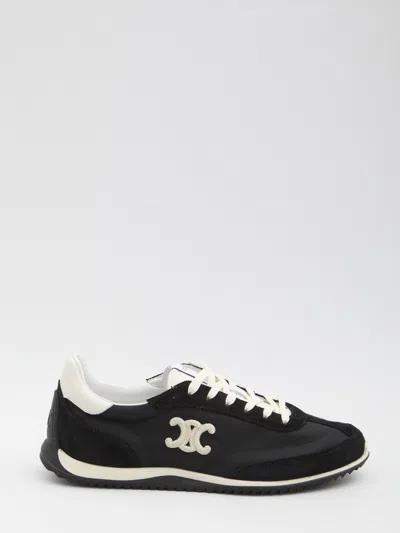 Celine Low Racer Sneakers In Black