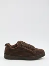 Celine Low Top Skate Sneakers In Brown