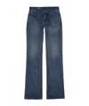 Celine Low Waist Horn Jeans In Blue