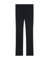 Celine Low-waisted Wool Casual Trousers In Black
