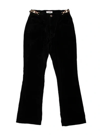 Pre-owned Celine Low-rise Wide Leg Jeans In Black
