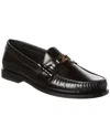 Celine Luco Triomphe Loafer Shoes In Black