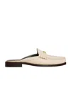 Celine Luco Mules In Milk Color