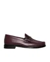 Celine Luco Triomphe Flat-soled Love Shoes In Red