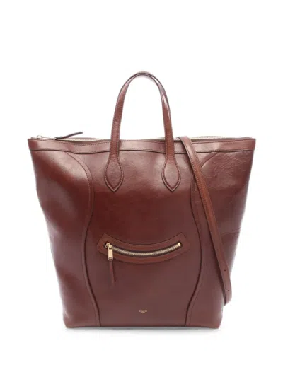 Pre-owned Celine Luggage Leather Tote Bag In Brown