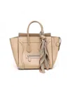 Celine Céline Luggage Micro Bag In Neutral