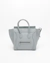 Celine Céline Luggage Mini Bag In Gray
