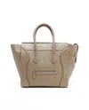 Celine Céline Luggage Mini Bag In Brown