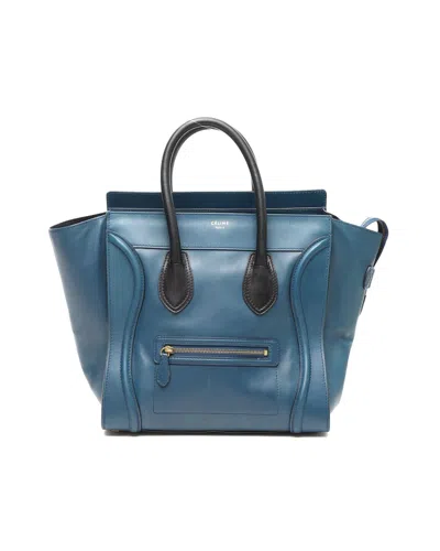 Celine Céline Luggage Mini Bag In Brown