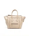 Celine Céline Luggage Mini Bag In Neutral