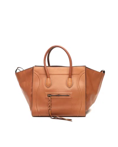 Celine Céline Luggage Phantom Bag In Pattern