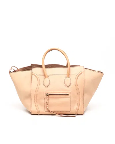 Celine Céline Luggage Phantom Bag In Orange