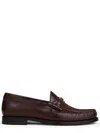 Celine Luxurious Leather Loafers For Women In Brown