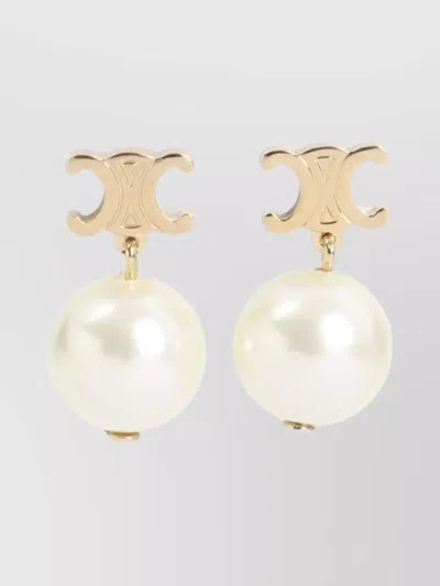 Celine Luxurious Pearl Detail Earrings In Multi