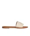Celine Lympia Slippers In Nude