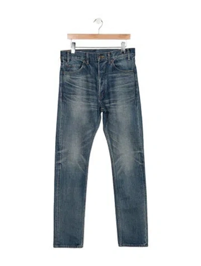Pre-owned Celine M Sl 011 Straight-leg Jeans W/ Tags In Blue