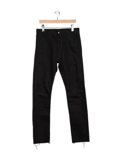 Pre-owned Celine M Sl 012 Straight-leg Jeans In Black