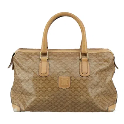 Pre-owned Celine Céline Macadam Beige Canvas Travel Bag ()