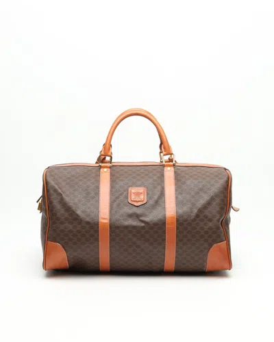 CELINE CÉLINE MACADAM BOSTON BAG