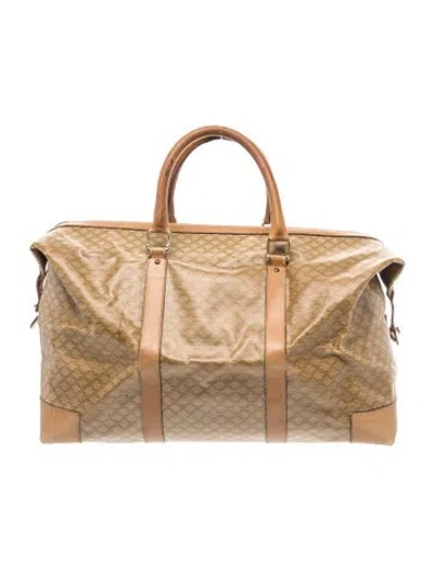 Pre-owned Celine Macadam Boston Vintage In Neutral