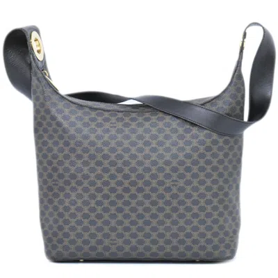 Pre-owned Celine Céline Macadam Brown Canvas Shoulder Bag ()