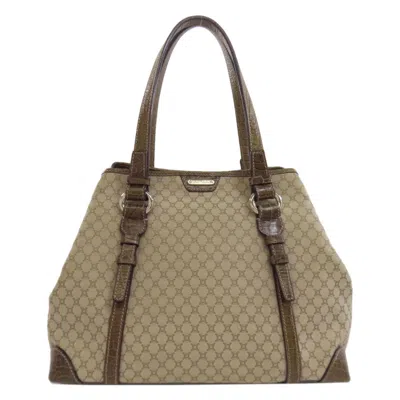 Pre-owned Celine Macadam Brown Canvas Tote Bag ()