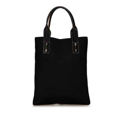 Pre-owned Celine Macadam Brown Pvc Leather Handbag Tote Bag ()