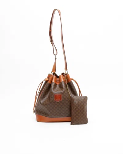 Celine Céline Macadam Bucket Bag