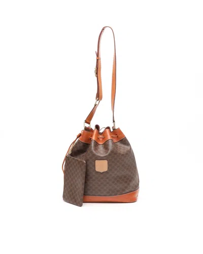 Celine Céline Macadam Bucket Bag