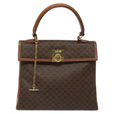 Pre-owned Celine Macadam Canvas Handbag ()