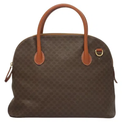 Pre-owned Celine Macadam Canvas Handbag ()