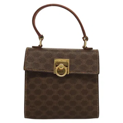 Pre-owned Celine Macadam Canvas Handbag ()