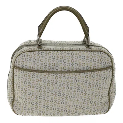 Pre-owned Celine Macadam Canvas Handbag () In Beige