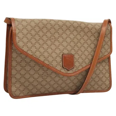 Pre-owned Celine Macadam Canvas Shoulder Bag ()