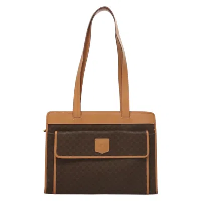Pre-owned Celine Macadam Canvas Shoulder Bag ()