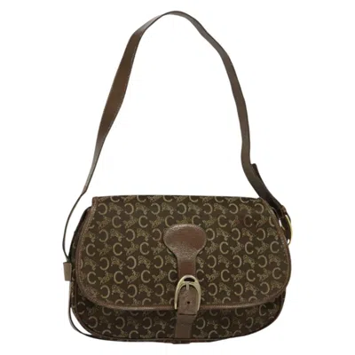 Pre-owned Celine Macadam Canvas Shoulder Bag ()