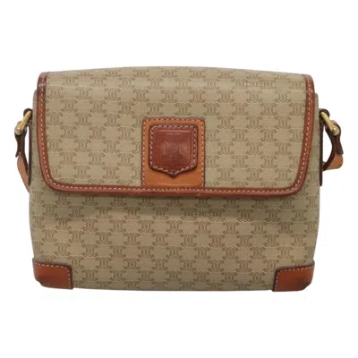 Pre-owned Celine Macadam Canvas Shoulder Bag ()