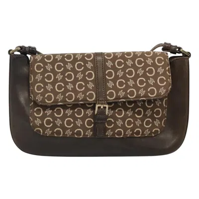 Pre-owned Celine Macadam Canvas Shoulder Bag ()
