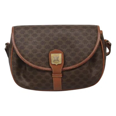 Pre-owned Celine Macadam Canvas Shoulder Bag ()