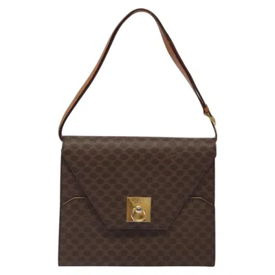 Pre-owned Celine Macadam Canvas Shoulder Bag ()
