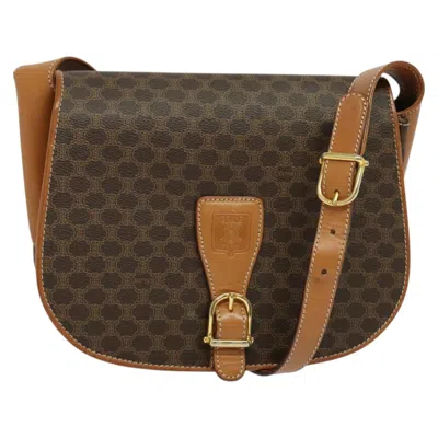Pre-owned Celine Macadam Canvas Shoulder Bag ()