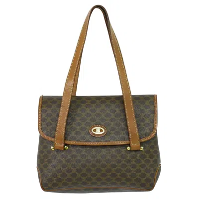 Pre-owned Celine Macadam Canvas Shoulder Bag ()