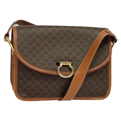 Pre-owned Celine Macadam Canvas Shoulder Bag ()