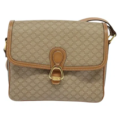 Pre-owned Celine Macadam Canvas Shoulder Bag ()