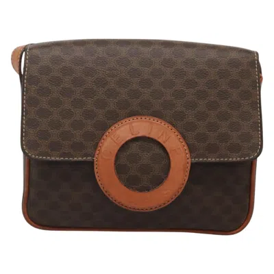 Pre-owned Celine Macadam Canvas Shoulder Bag ()