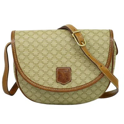 Pre-owned Celine Macadam Canvas Shoulder Bag ()