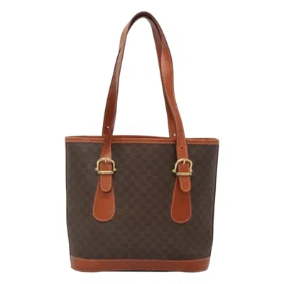 Pre-owned Celine Macadam Canvas Shoulder Bag ()