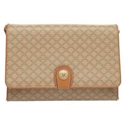 Pre-owned Celine Macadam Canvas Shoulder Bag ()